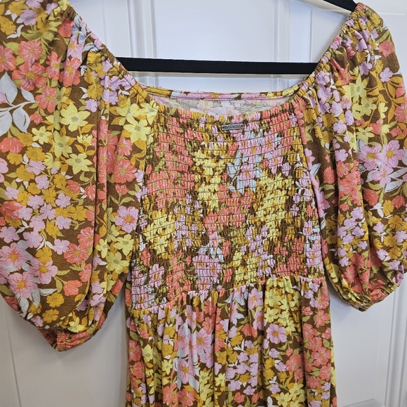 Billabong summer dress,  retro, inspired,  70s, mini, cute, spring,  girly,  fun - Picture 5 of 6